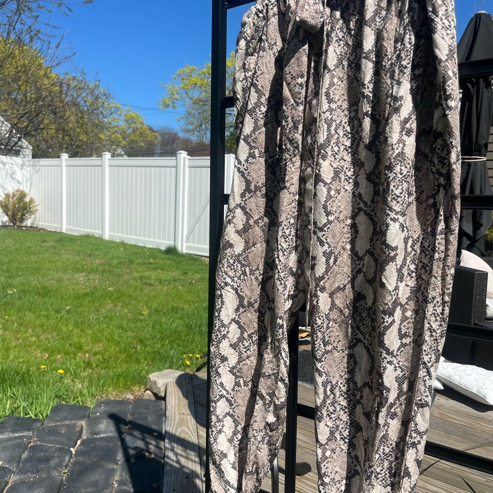 H&M Snakeskin Print Women's Pants